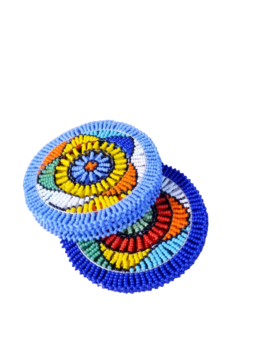 Beaded Coaster Set
